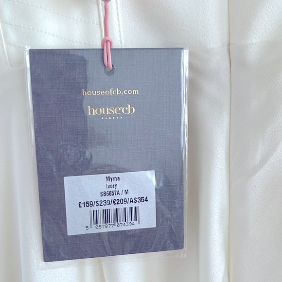 House of CB IVORY CORSET SLIP DRESS - Picture 8 of 10